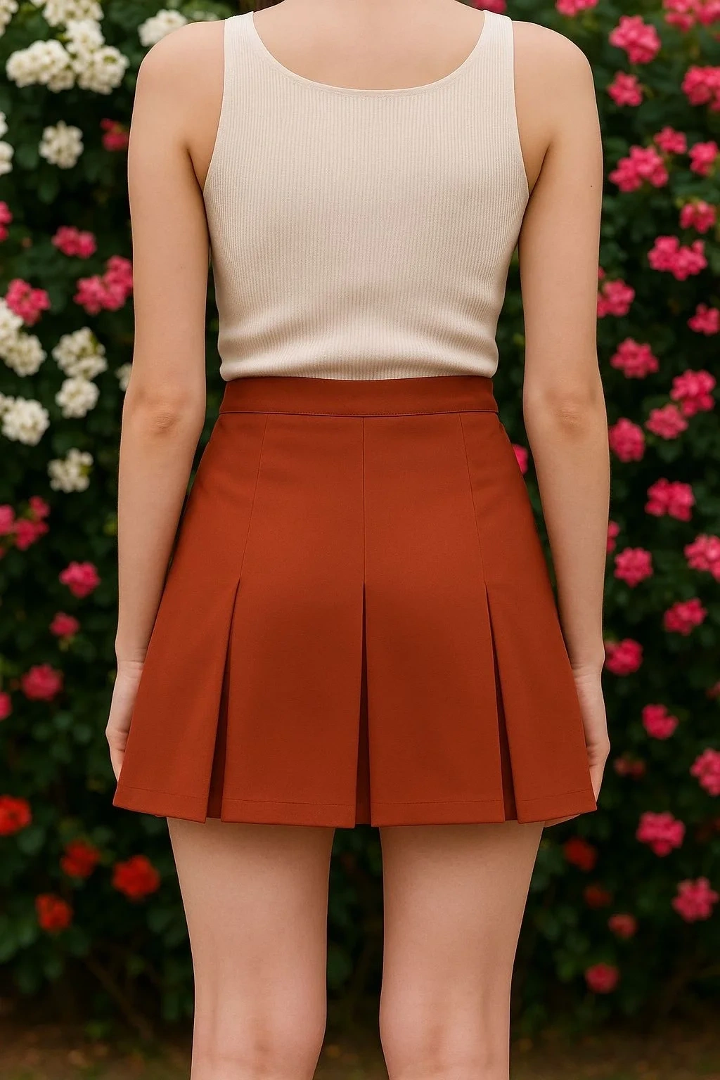 Üç pileli etek kremit w24815