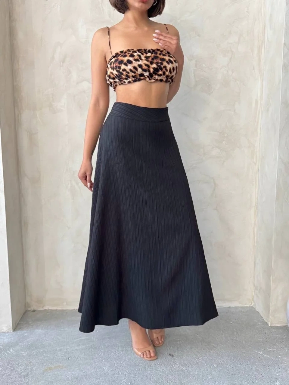 Uzun astarlı etek s255043