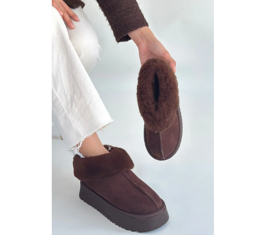 Edali Kahverengi Süet Bot