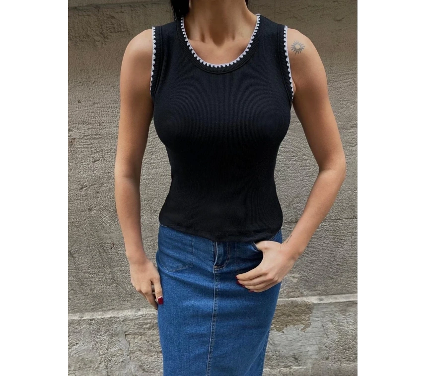 Kaşkorse kumaş bluz