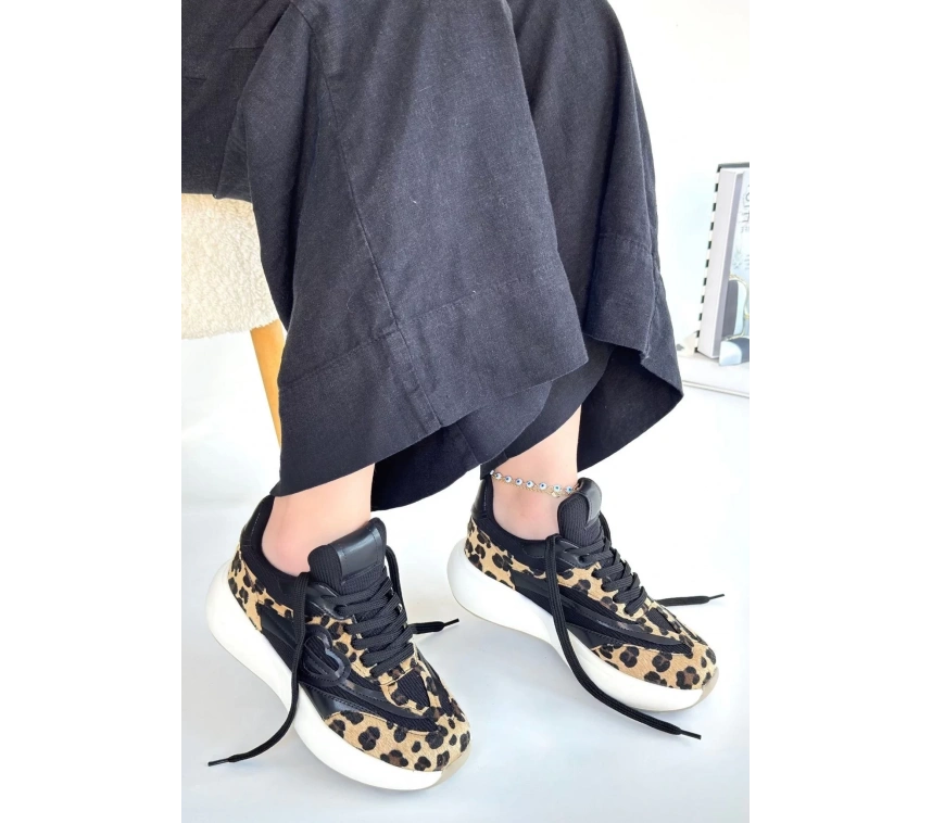 Kendy Leopar Nubuk Spor Ayakkabı