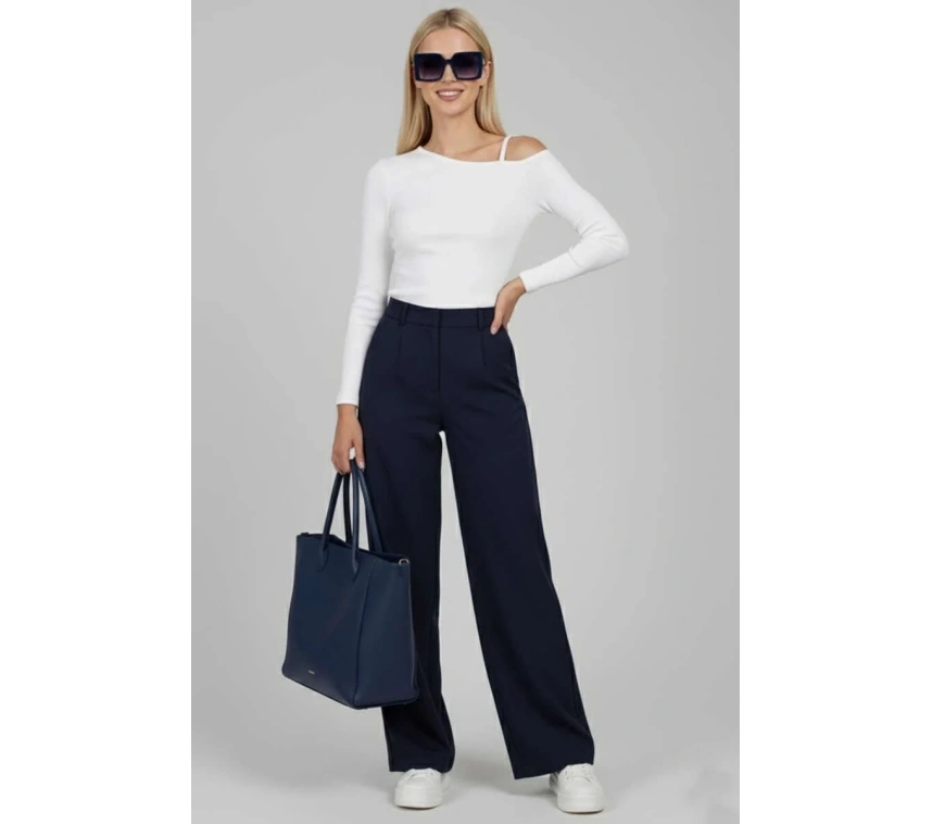 Tek Omuz İpli Bluz Beyaz