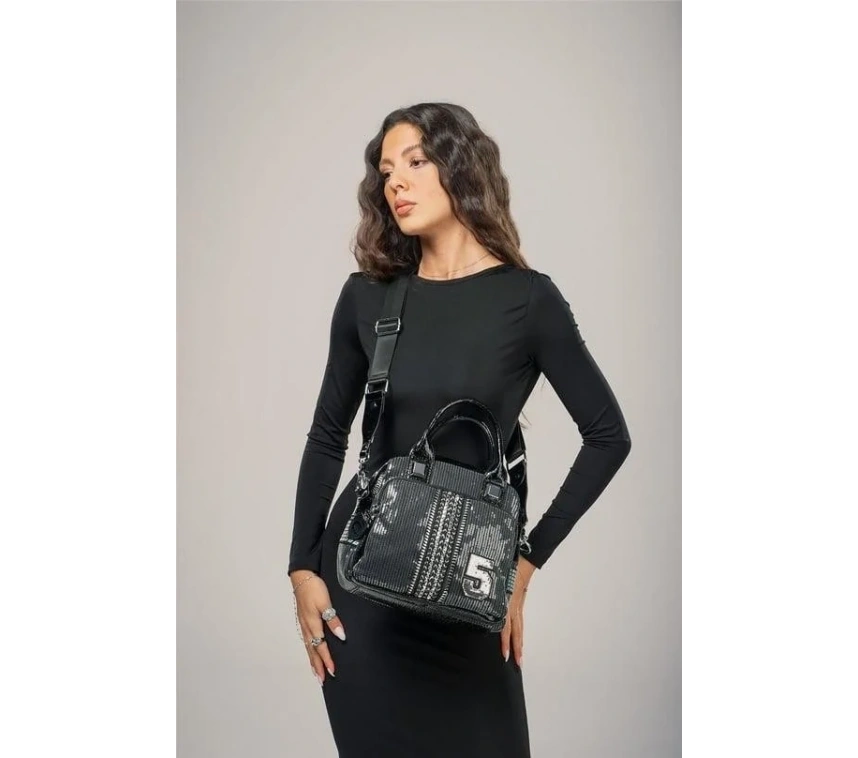 Tuka Siyah Cilt Kol Ve Omuz Çantası