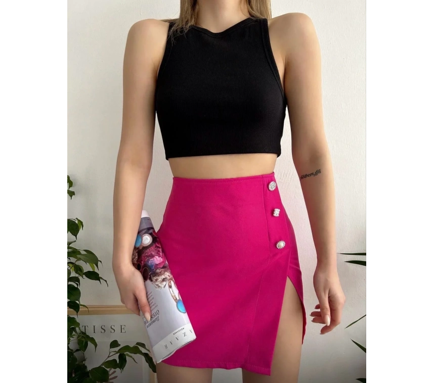 Üç taşlı mini etek