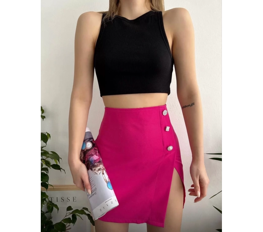 Üç taşlı mini etek