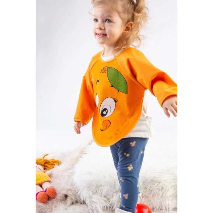 Eterelle 3 Adet Giyilebilir Meyve Desenli Kollu Önlük