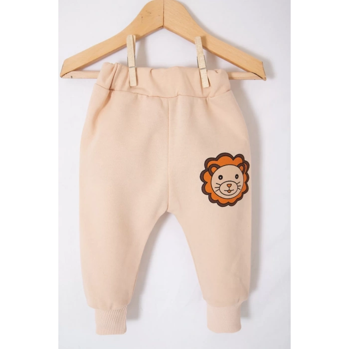 Eterelle Aslan Desenli 2li % 100 Pamuk Erkek Bebek Takımı