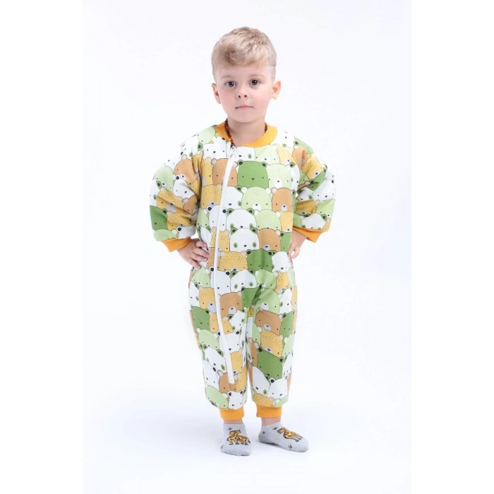 Eterelle Ayıcık Desenli Çocuk Uyku Tulumu