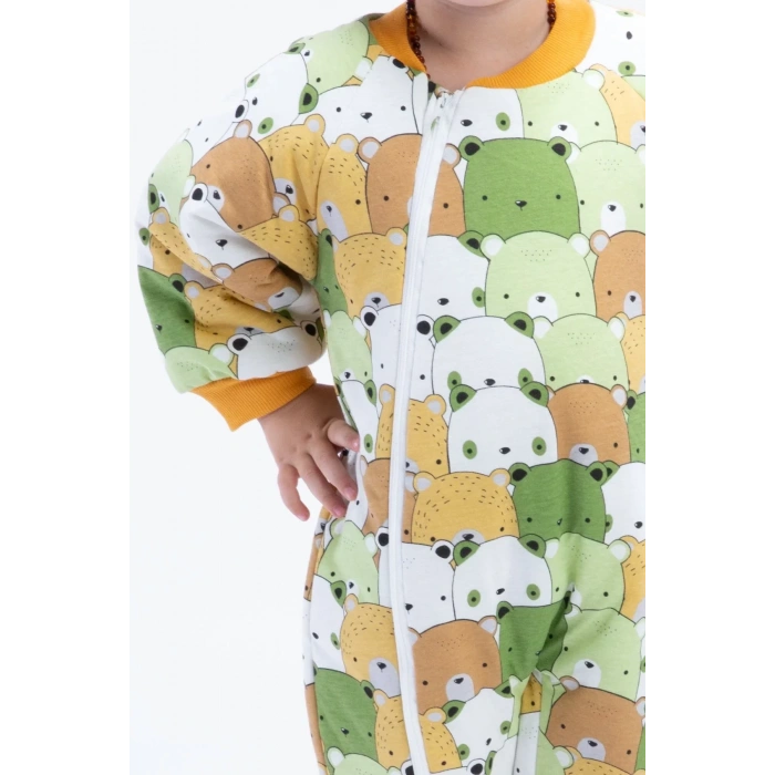 Eterelle Ayıcık Desenli Çocuk Uyku Tulumu