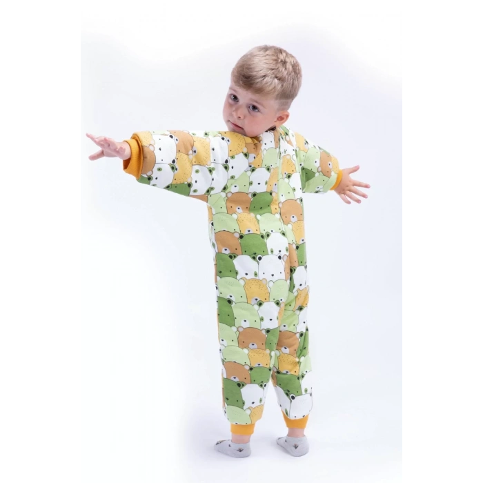 Eterelle Ayıcık Desenli Çocuk Uyku Tulumu