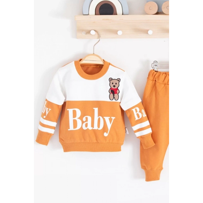 Eterelle Baby Desenli 2li % 100 Pamuk Erkek Bebek Takımı