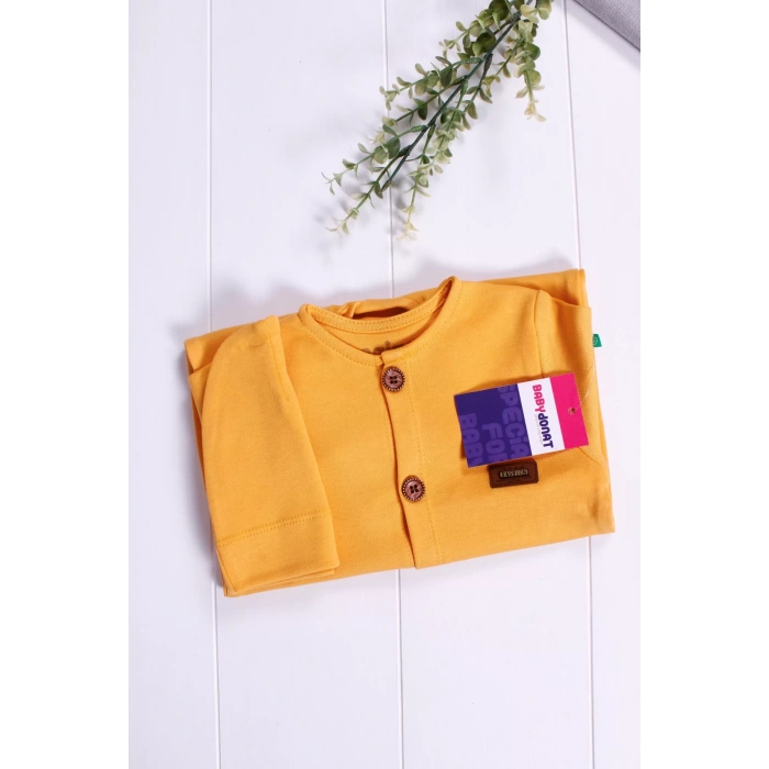 Eterelle Düğmeli Önden Açık İnterlok Tulum