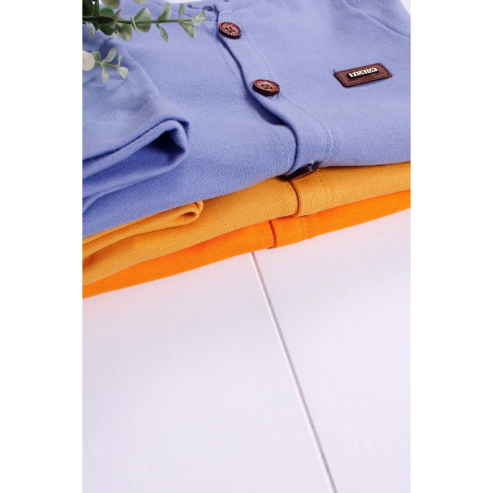 Eterelle Düğmeli Önden Açık İnterlok Tulum