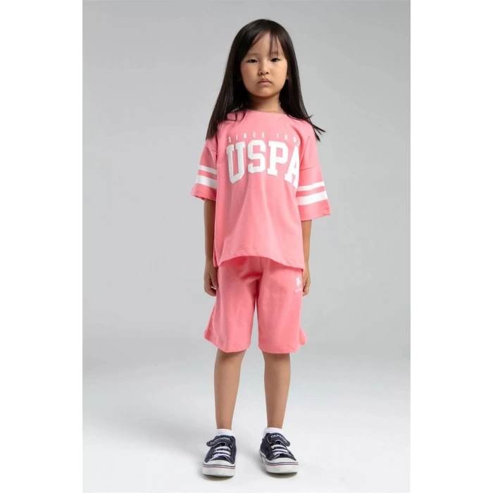 Eterelle U.s Polo Bermuda Takım Us2091-4 Neon Pembe