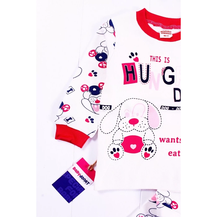 Eterelle Hungry Desenli Kız Çocuk Pijama Takımı