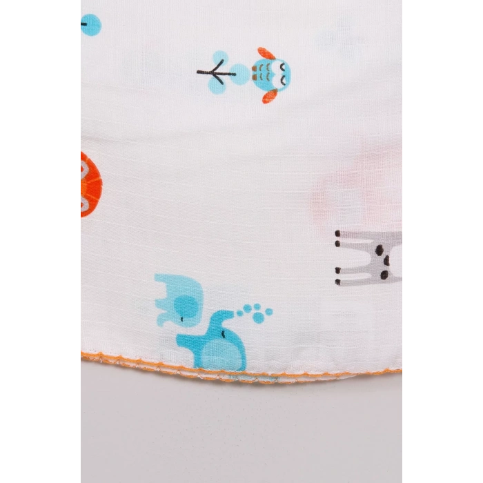 Eterelle Kaplan Desenli 80*80 Müslin Bebek Battaniyesi