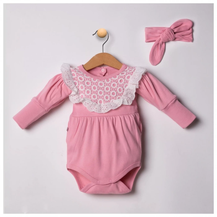 Eterelle Karpuz Kollu Kız Bebek Tulum