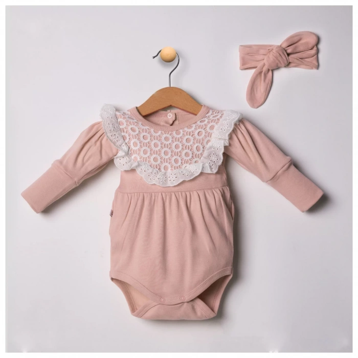 Eterelle Karpuz Kollu Kız Bebek Tulum