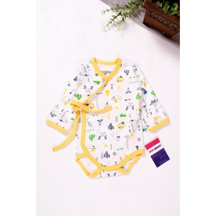 Eterelle Kruvaze Bağlamalı Camp Desenli 2li Erkek Takım