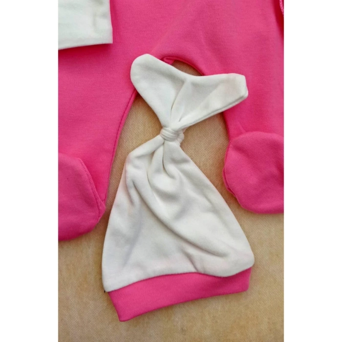 Eterelle Kuğu Desenli 5li Kız Bebek Hastane Çıkış Seti