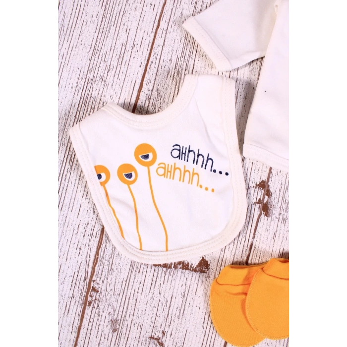 Eterelle Magic Desenli Fularlı 5li Erkek Hastane Çıkışı