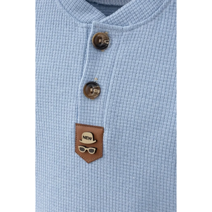 Eterelle New Waffle Çıtlı Düğmeli 2li Mevsimlik Takım