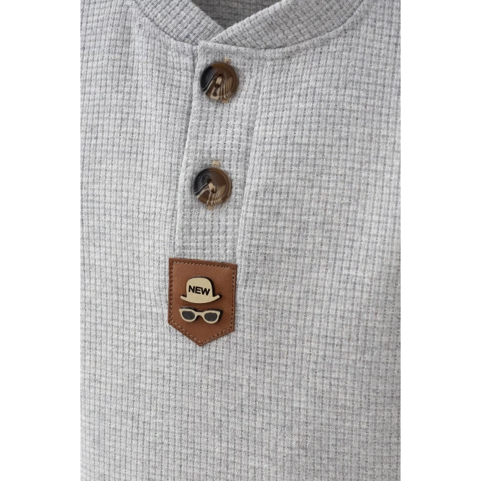 Eterelle New Waffle Çıtlı Düğmeli 2li Mevsimlik Takım