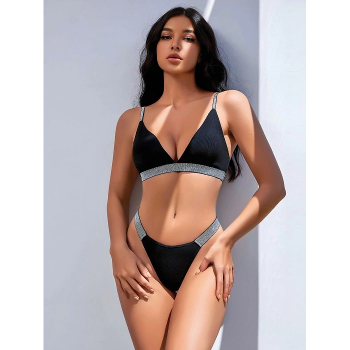 Nightlight Sim Detaylı Fantazi Sütyen Külot Takım