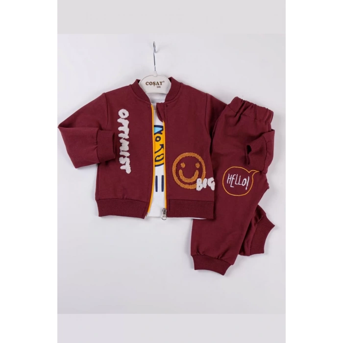 Eterelle Optimist Nakışlı Erkek Bebek Takım