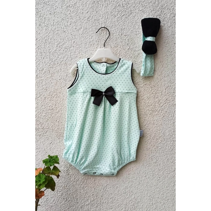 Eterelle Puanlı Bandanalı Body