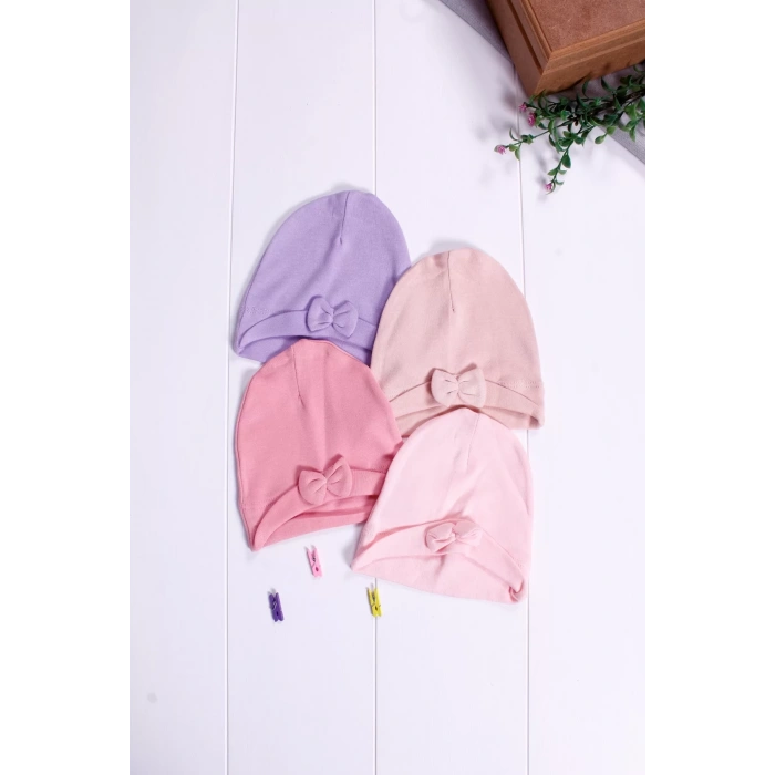 Eterelle Robası Astarlı Fiyonk Şapkalı Kız Bebek Tulum