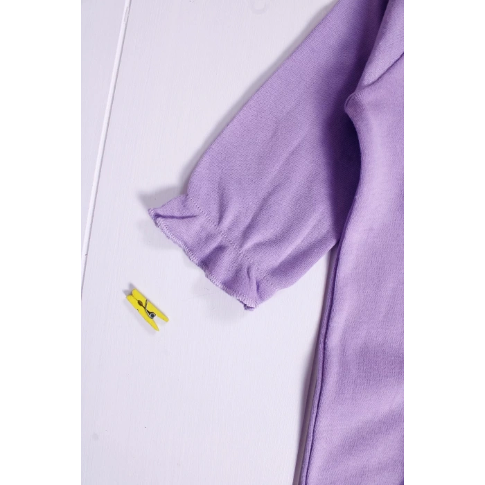 Eterelle Robası Astarlı Fiyonk Şapkalı Kız Bebek Tulum