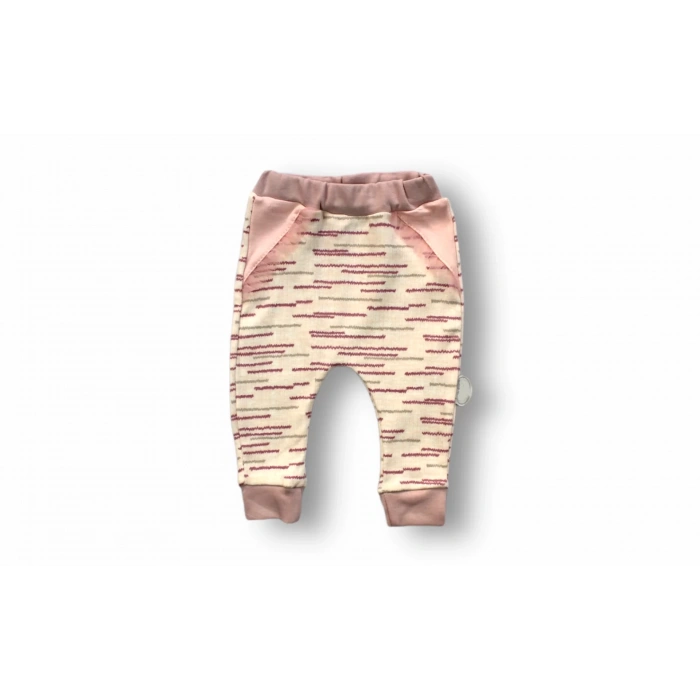 Eterelle 3-6 6-9 9-12 Ay Süslü Ördek Nakışlı Şapkalı Uzun Kollu Zıbınlı 3lü Kız Bebek Takımı Pembe