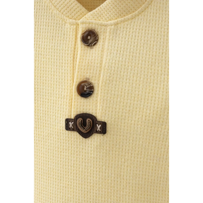 Eterelle Waffle Çıtlı Düğmeli 2li Mevsimlik Takım