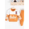 Eterelle Baby Desenli 2li % 100 Pamuk Erkek Bebek Takımı