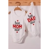 Eterelle Best Mom Ve Dad Desenli Askılı Unisex Body