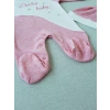 Eterelle 0-3 3-6 Ay Lucky Baby Nakışlı Es Çizgi Boy Şapkalı Kız Bebek Tulumu Pembe