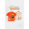 Eterelle Maymun Desenli 2li Erkek Bebek Takım