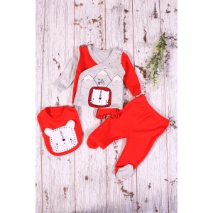 Eterelle Aslan Figürlü 3lü Erkek Hastane Çıkışı