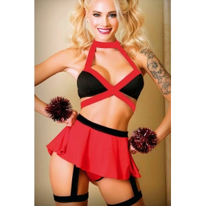 Bacak Aksesuarlı Ponpon Kız Kostümü