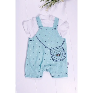 Eterelle Canta Desenli Badili Kız Bebek Tulumu