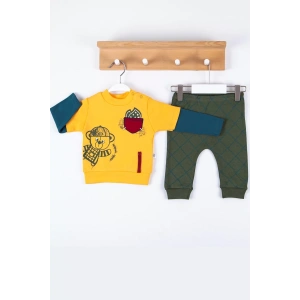 Eterelle Cep Bear Nakışlı % 100 Pamuklu 2li Erkek Takım