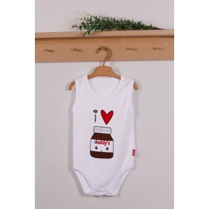 Eterelle Daddys Cikolata Desenli Askılı Unisex Body