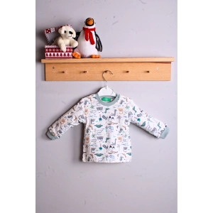 Eterelle Dinazor Desenli Erkek Bebek Eşofman Takımı %100 Pamuk