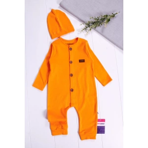 Eterelle Düğmeli Önden Açık İnterlok Tulum