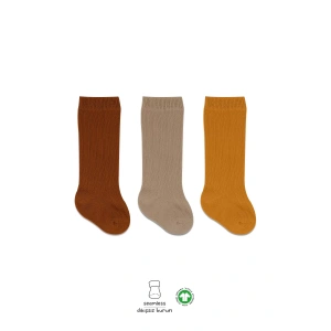 Eterelle Bistyle Derby Dizaltı Çorap 3lü Bs40101 Hardal Bej Kremit