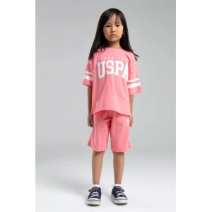 Eterelle U.s Polo Bermuda Takım Us2091-4 Neon Pembe