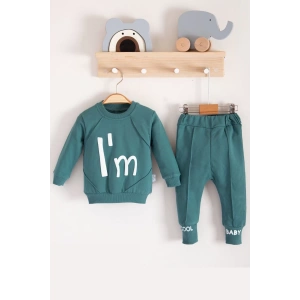 Eterelle Im Cool Desenli Pamuklu 2li Erkek Bebek Takımı