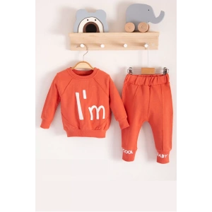 Eterelle Im Cool Desenli Pamuklu 2li Kız Bebek Takımı