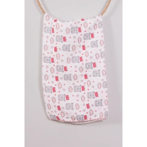 Eterelle Kırmızı Bear Desenli 80*80 Müslin Bebek Battaniyesi